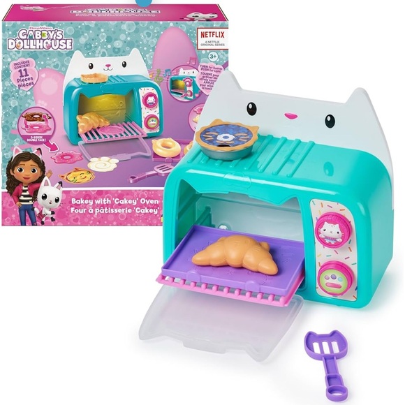 Gabby’s Dollhouse, Bakey with Cakey Oven, Kitchen Toy with Lights and Sounds - Picture 1 of 7